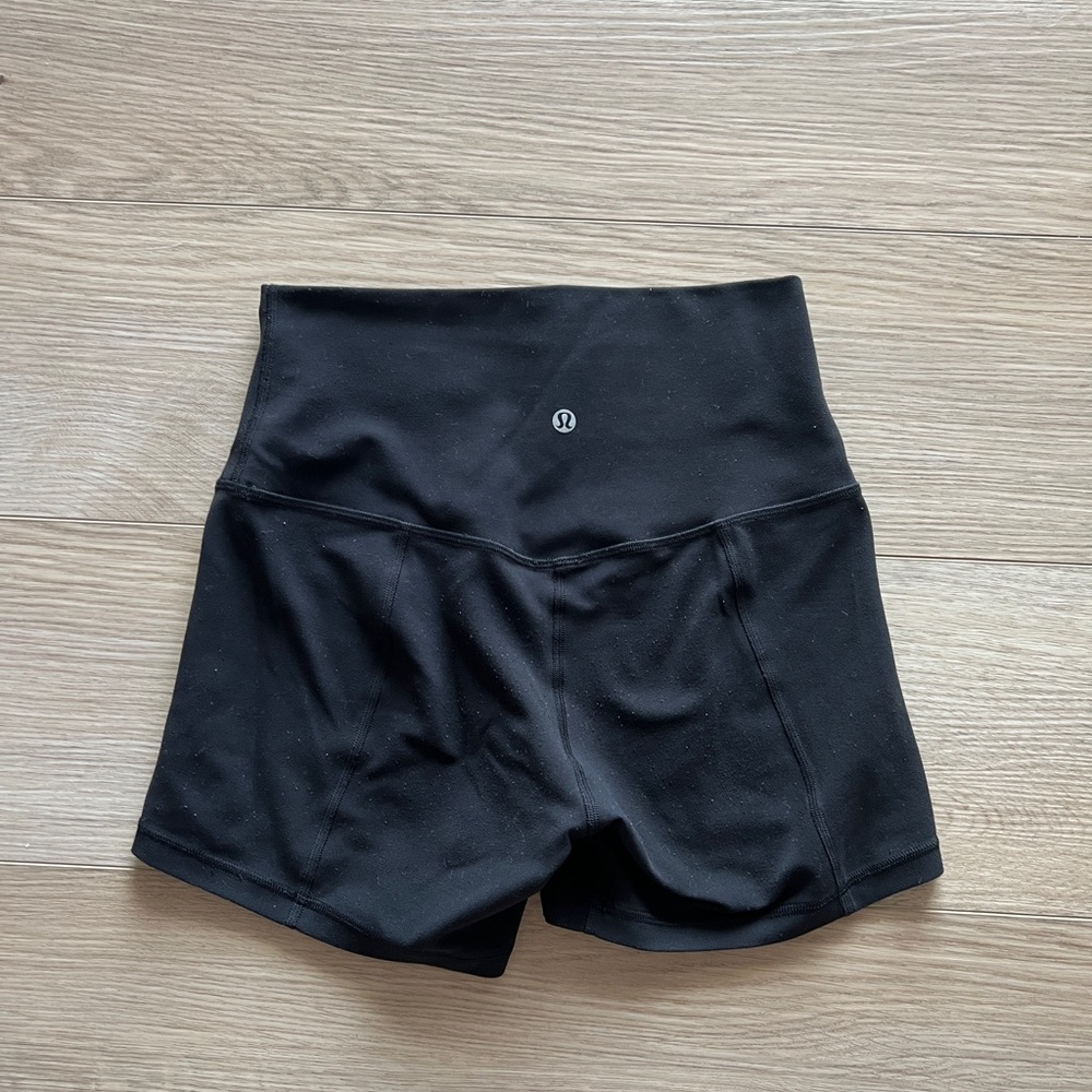 Lululemon Athletica Black Aligh shorts
